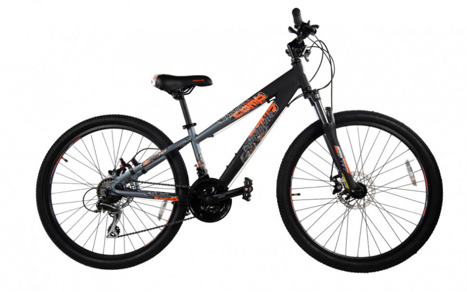 Велосипед Comanche Ontario Comp Disc 1.2 15", чорний-сірий