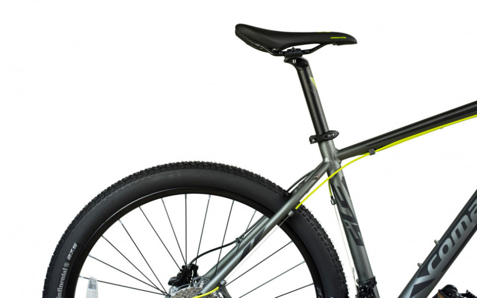 Велосипед Comanche Maxima 27 20.5", сірий-жовтий
