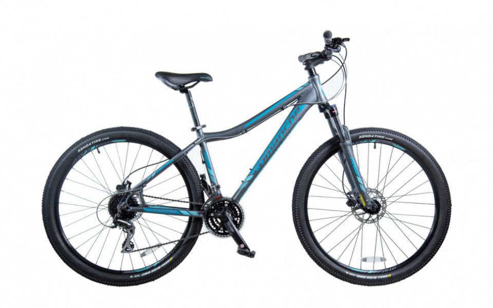 Велосипед Comanche Orinoco 27 L Comp 17.5", серый-бирюзовый