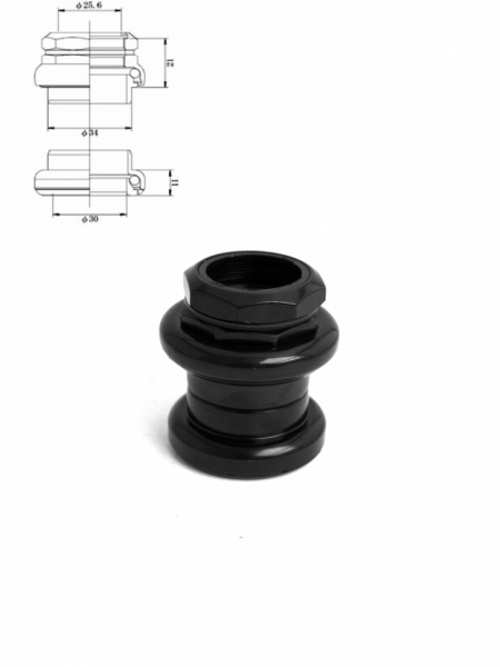 Рулевая колонка Tange Seiki ID-NTAP2, черный