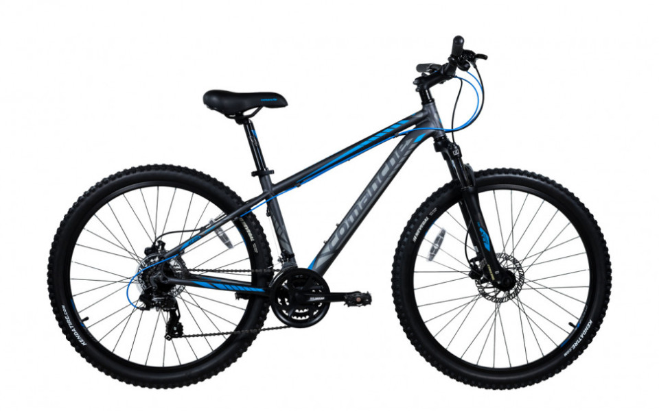 Велосипед Comanche Prairie 27 Comp 17.5", сірий-синій