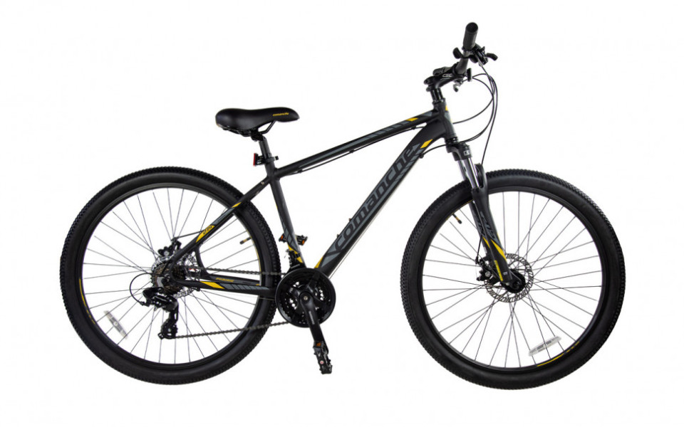 Велосипед Comanche Prairie 27 Disc 16", черный-желтый