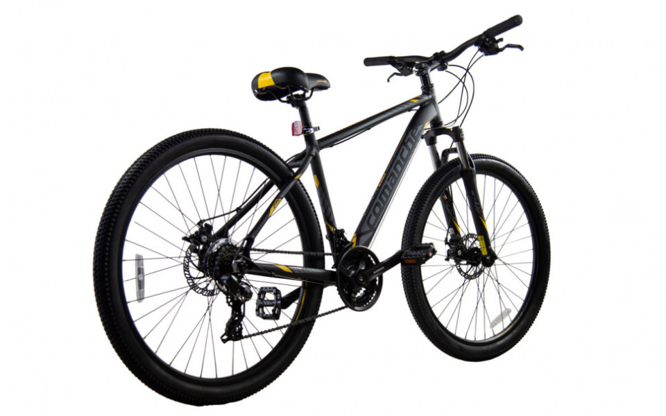 Велосипед Comanche Prairie 27 Disc 16", черный-желтый