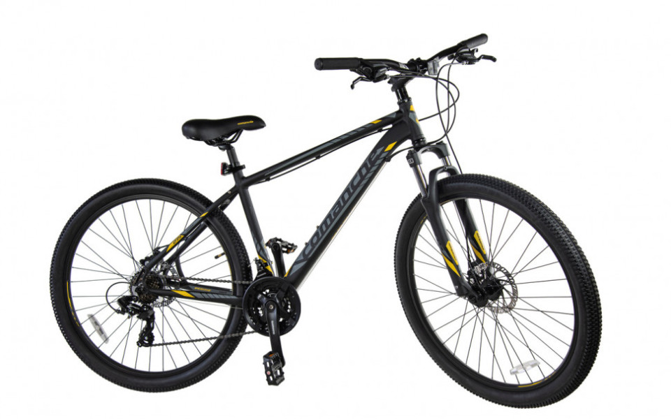 Велосипед Comanche Prairie 27 Disc 17.5", черный-желтый