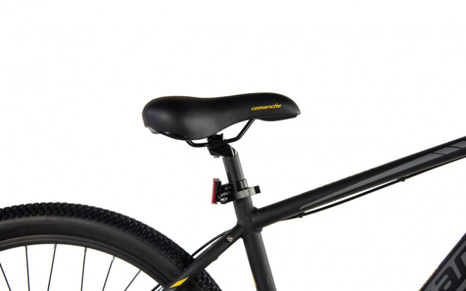 Велосипед Comanche Prairie 27 Disc 17.5", черный-желтый