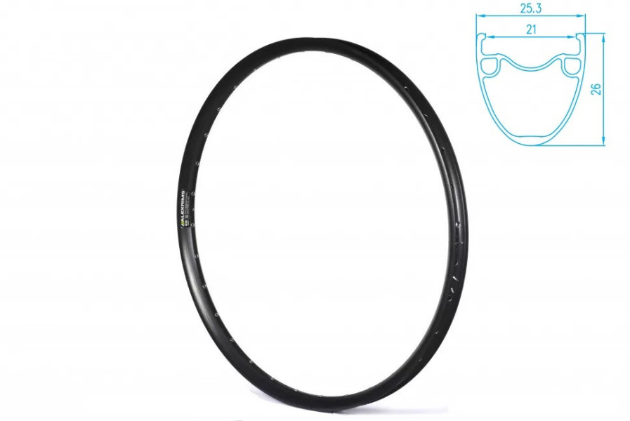 Обід Alexrims GD26P TW 700C 32 FV, чорний