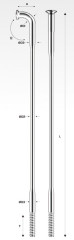 Спиця PILLAR TREO 288 OX (38шт) BLK