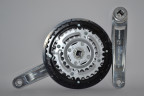 Шатун SR Suntour CW14 XCC T202 ABIBG 175 44/32/22, сріблястий