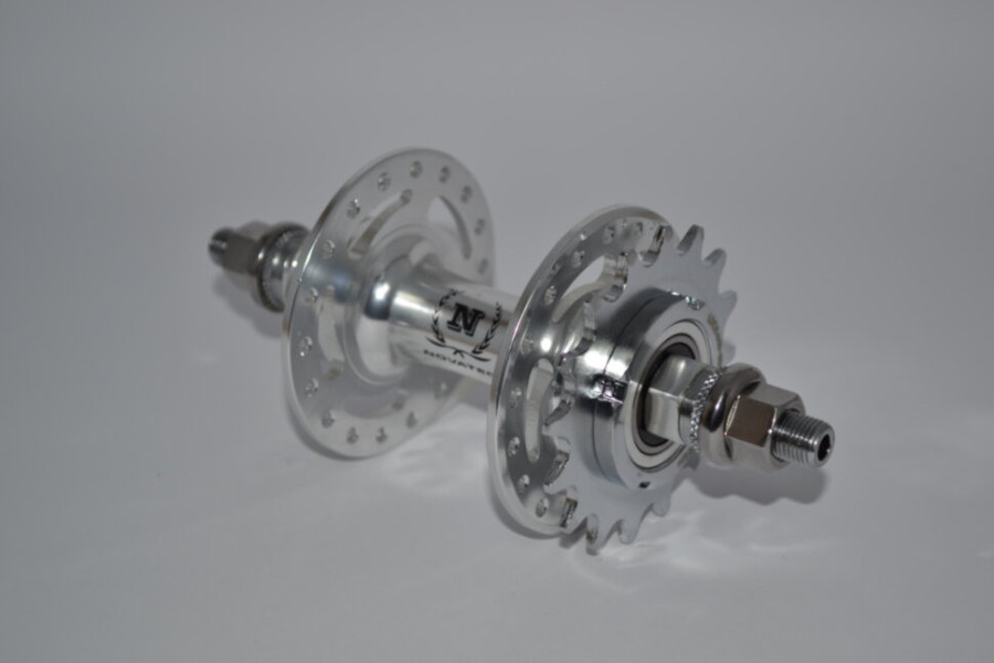 Втулка задня Novatec A166SBT/F Fix-Fix 32H, сріблястий
