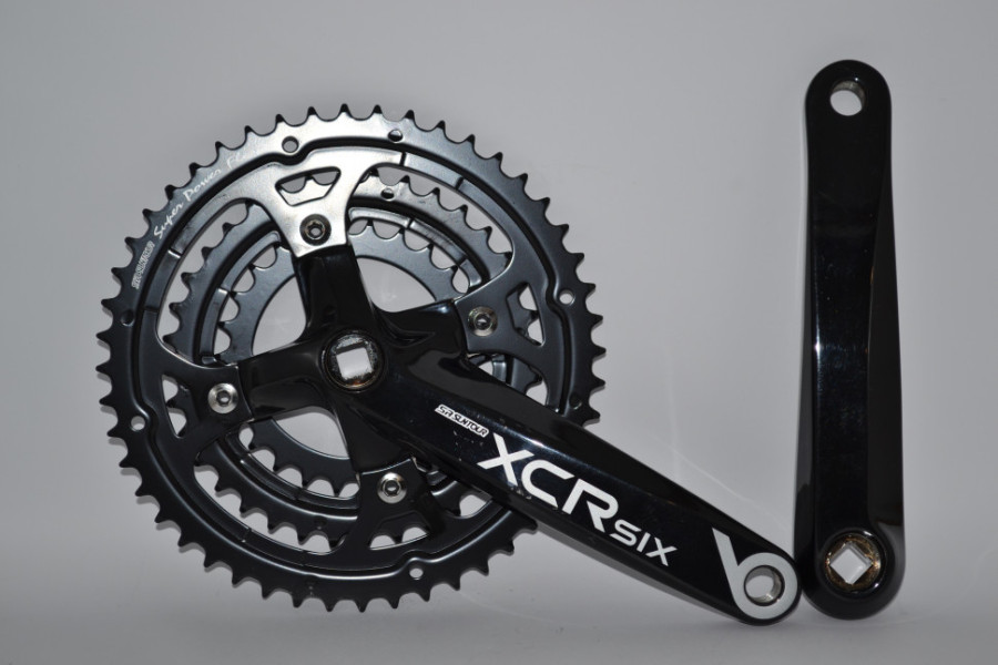 Шатун SR Suntour CW14 XCR6 T414 BD 175 44/32/22, чорний