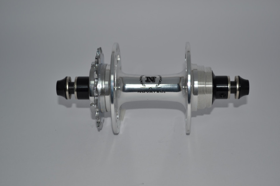 Втулка задня Novatec A166SBT/F BO Fix-Fix 36H, сріблястий