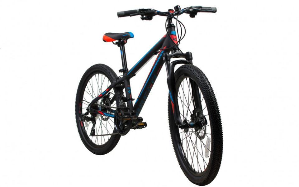 Велосипед Comanche Areco Disc 14", черный-оранжевый