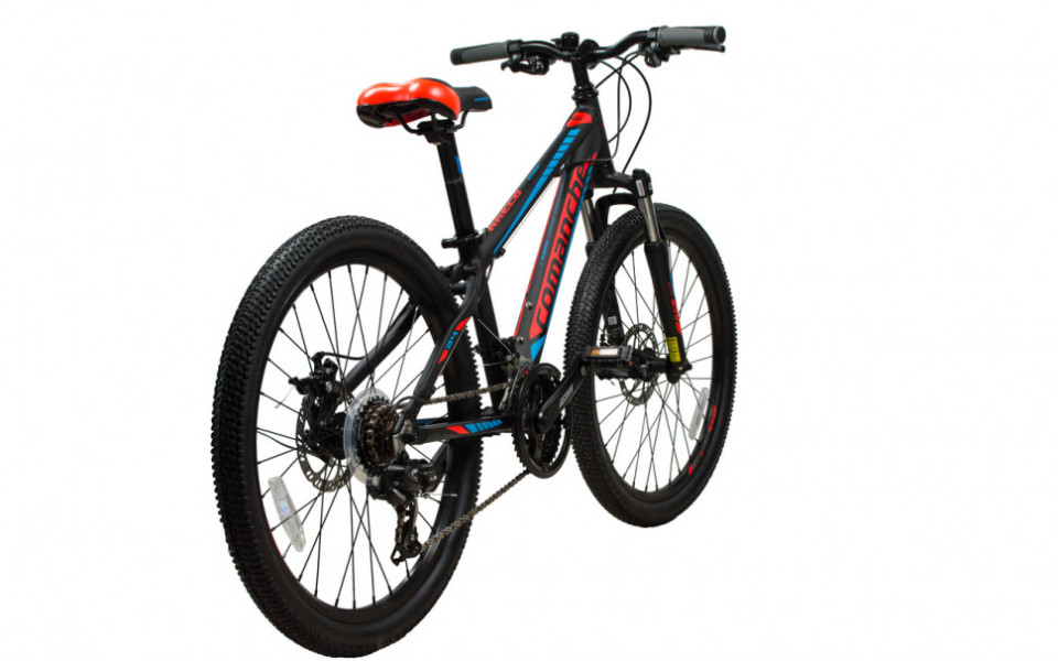 Велосипед Comanche Areco Disc 14", черный-оранжевый