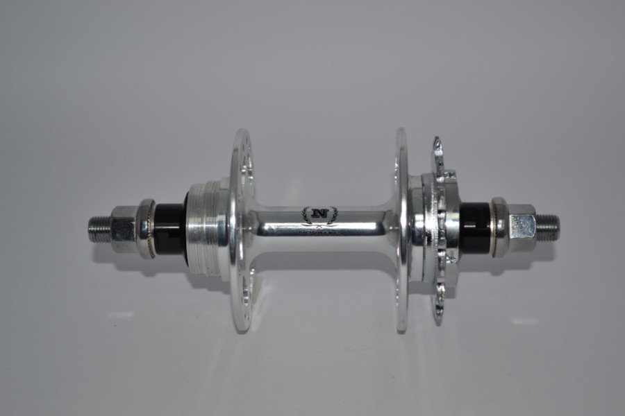 Втулка задня Novatec A186SBT/F Fix-Fix 32H, сріблястий