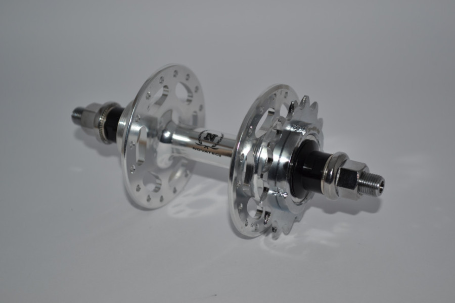 Втулка задня Novatec A186SBT/F Fix-Fix 32H, сріблястий
