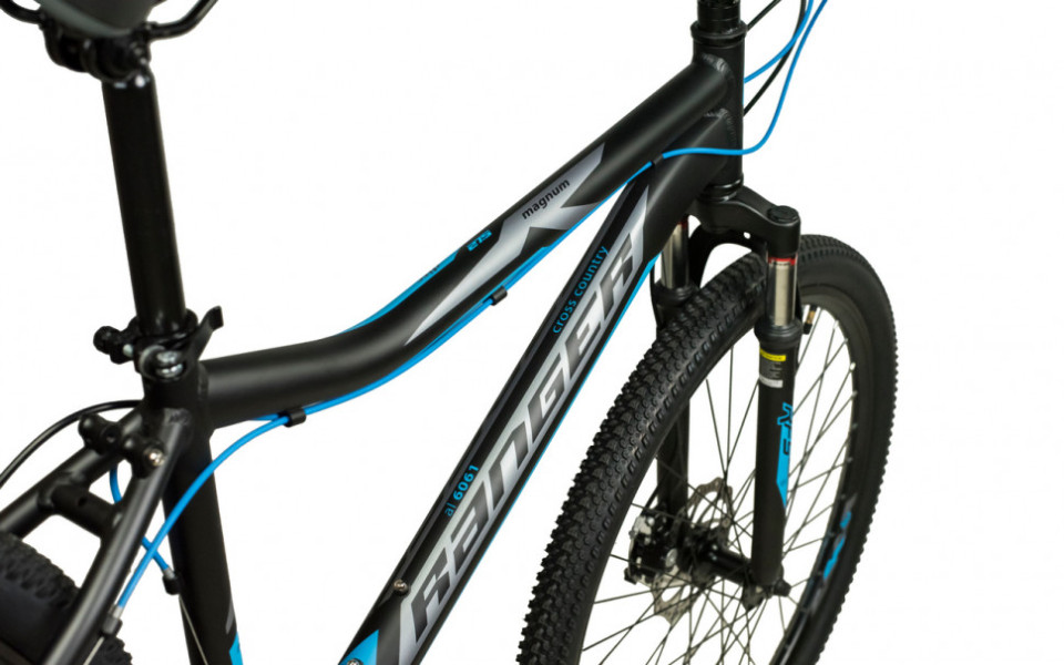 Велосипед Ranger Magnum 27 Disc 21", чорний-синій