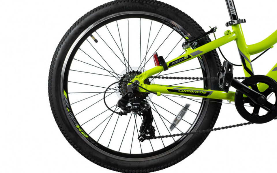 Велосипед Comanche Pony M 12.5", зелений-чорний