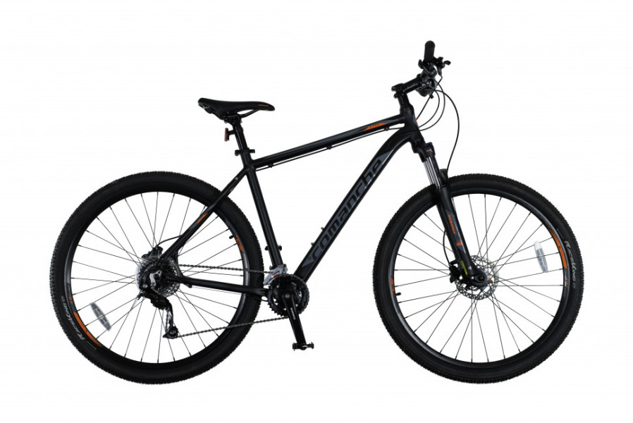 Велосипед Comanche Hurricane 29 S-PRO 17.5", черный-серый
