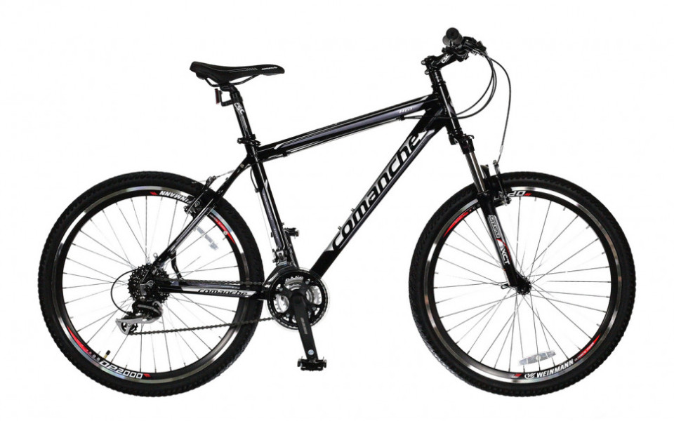 Велосипед Comanche Tomahawk 20.5", черный-серебристый
