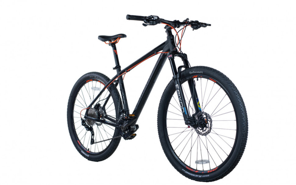 Велосипед Comanche Maxima 29 23", серый-оранжевый