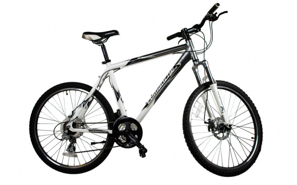 Велосипед Comanche Niagara Disc 20.5", серебристый-белый