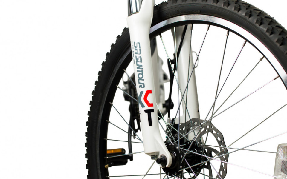 Велосипед Comanche Niagara Disc 20.5", серебристый-белый