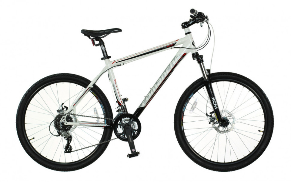 Велосипед Comanche Tomahawk Disc 20.5", серебристый-черный