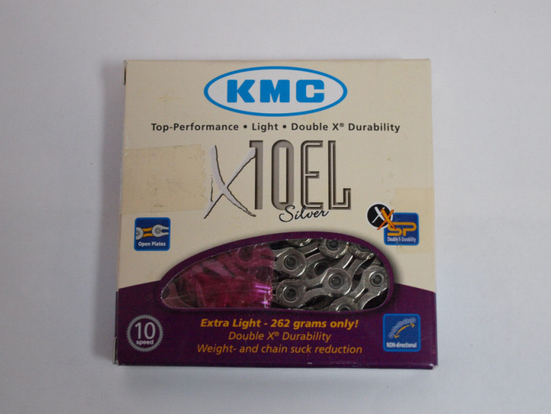 Цепь KMC X10EL 116L, серебристый