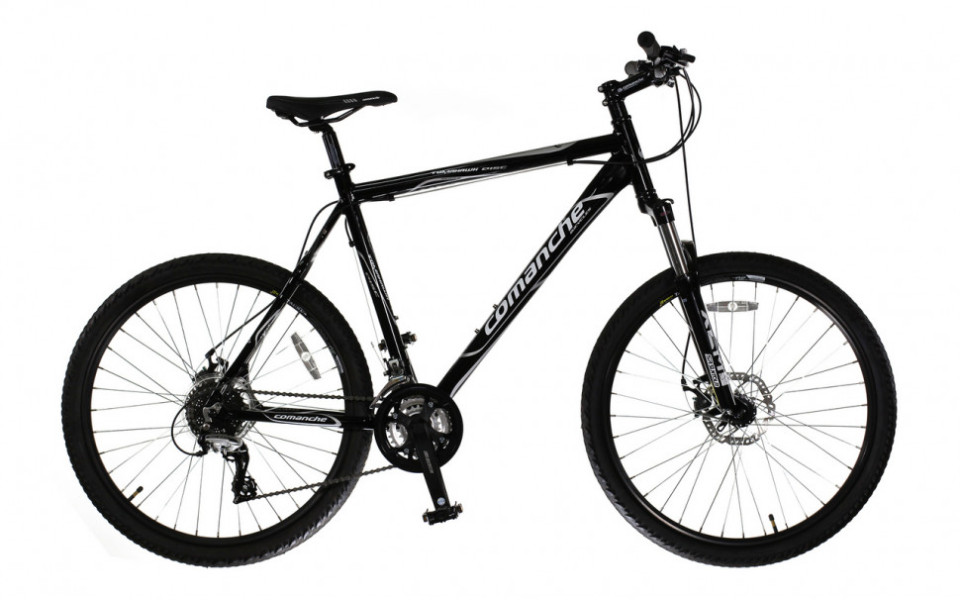 Велосипед Comanche Tomahawk Disc 22", чорний-сріблястий