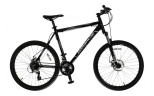 Велосипед Comanche Tomahawk Disc 22", чорний-сріблястий
