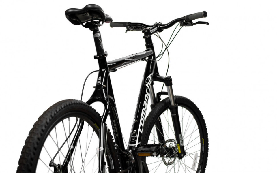 Велосипед Comanche Tomahawk Disc 22", чорний-сріблястий