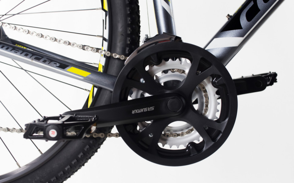 Велосипед Comanche Niagara 29 Comp 23", серый-желтый