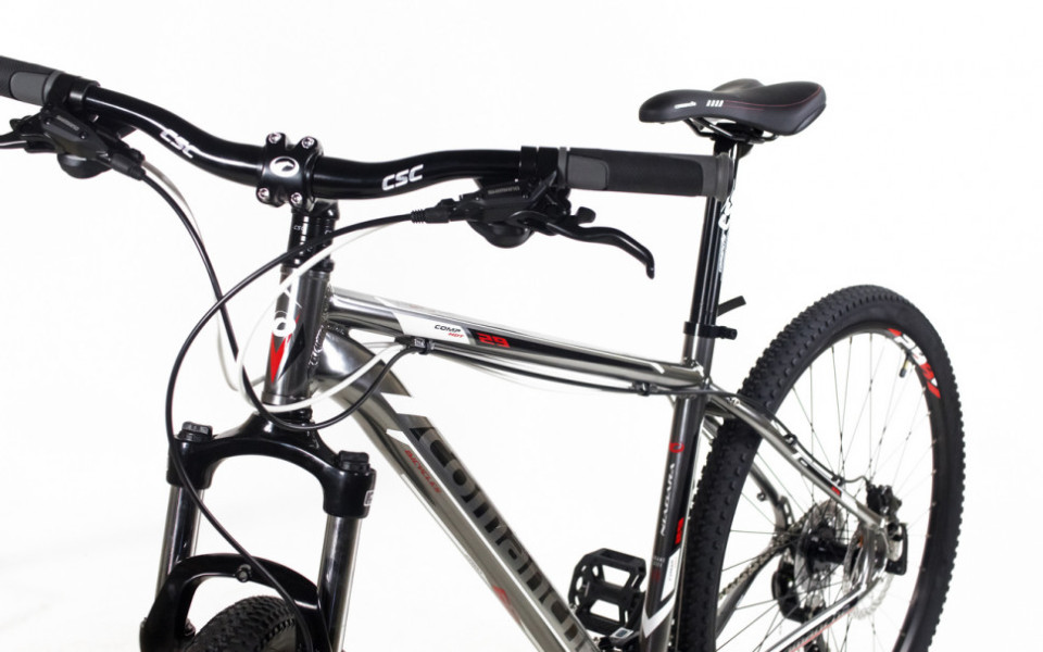 Велосипед Comanche Niagara 29 Comp 23", титановый-белый